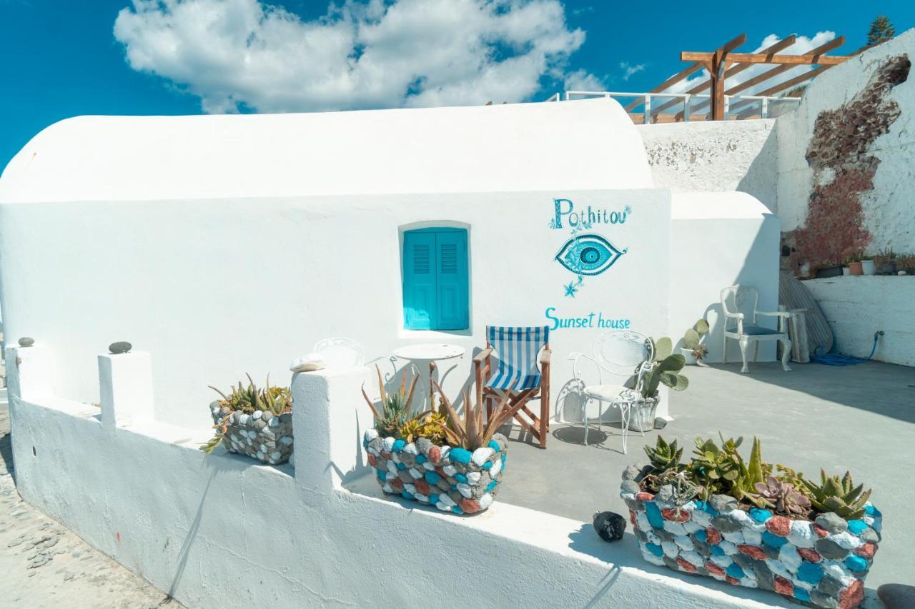 Villa Oia Sunset House Pothitou Extérieur photo
