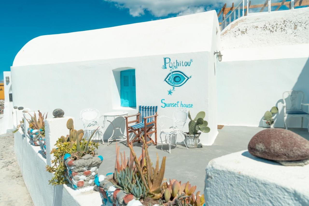 Villa Oia Sunset House Pothitou Extérieur photo
