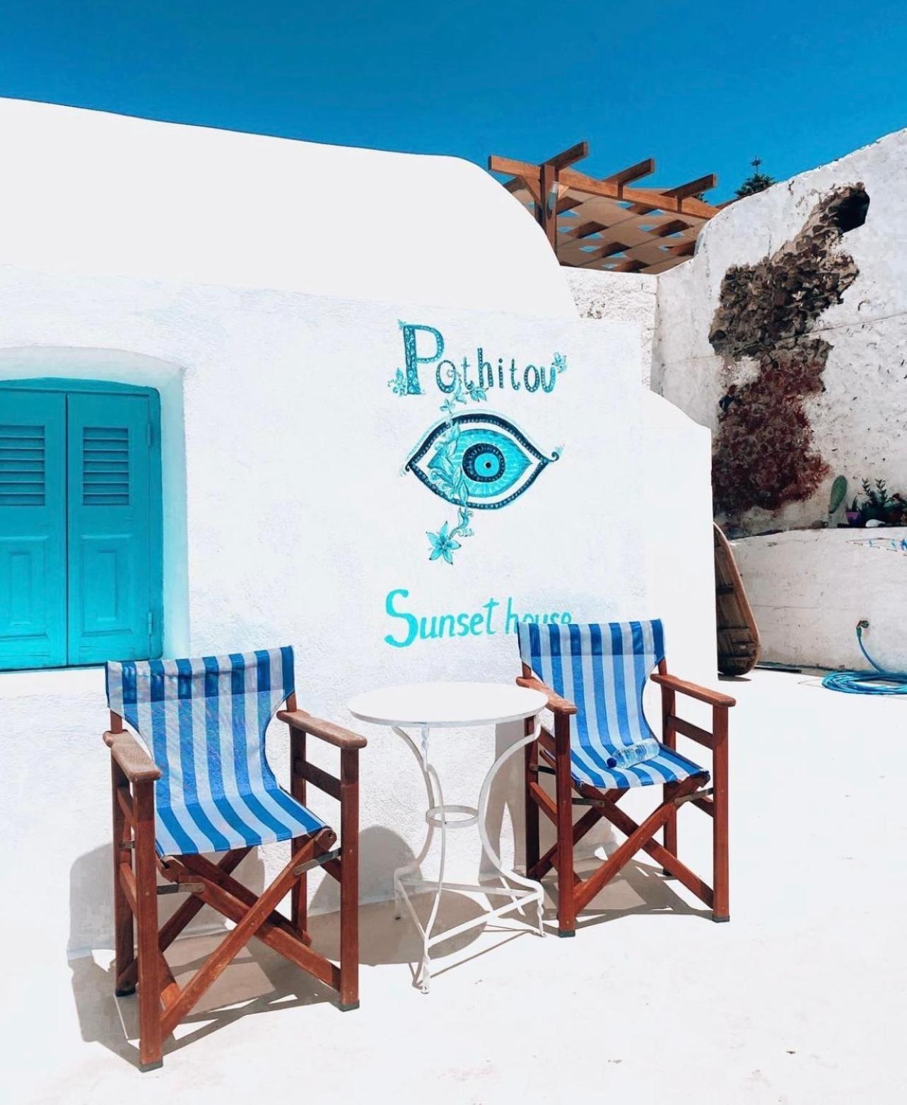 Villa Oia Sunset House Pothitou Extérieur photo