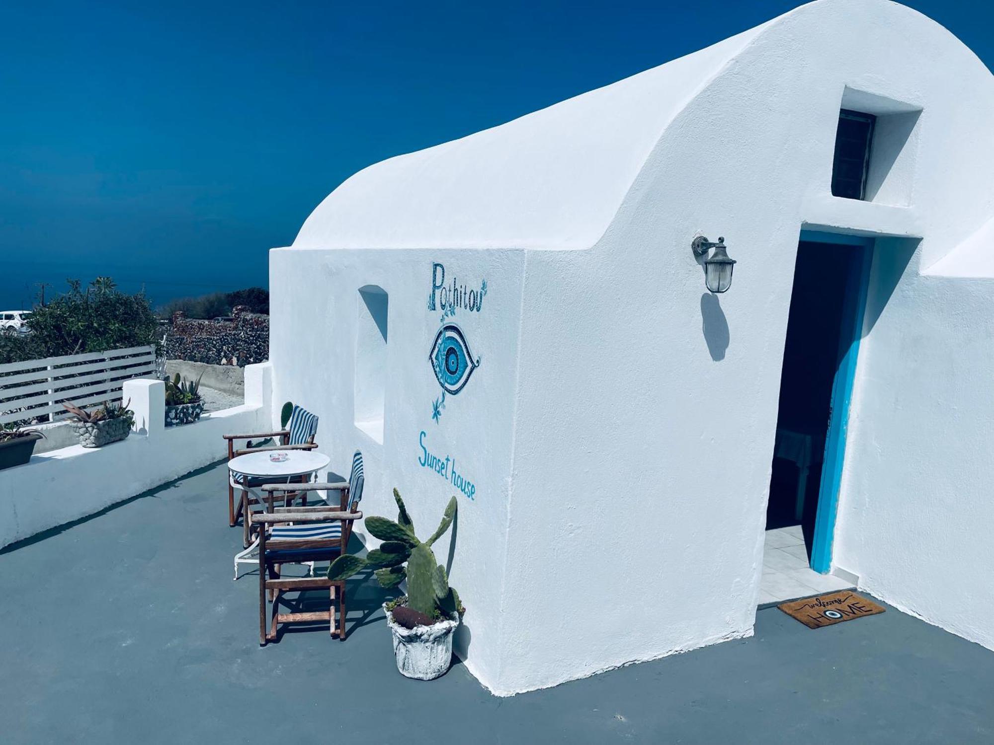 Villa Oia Sunset House Pothitou Extérieur photo